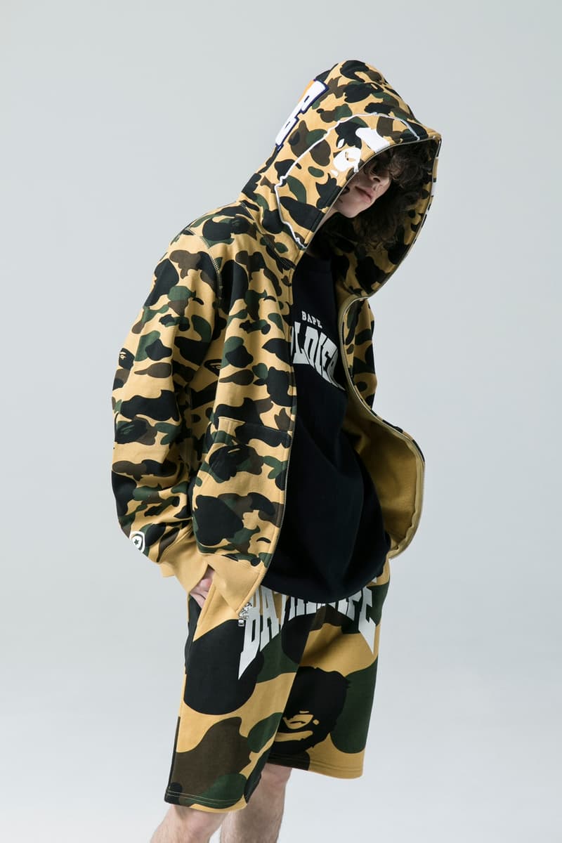 BAPE Spring/Summer 2018 Collection Lookbook BAPE Camouflage Shark Streetwear