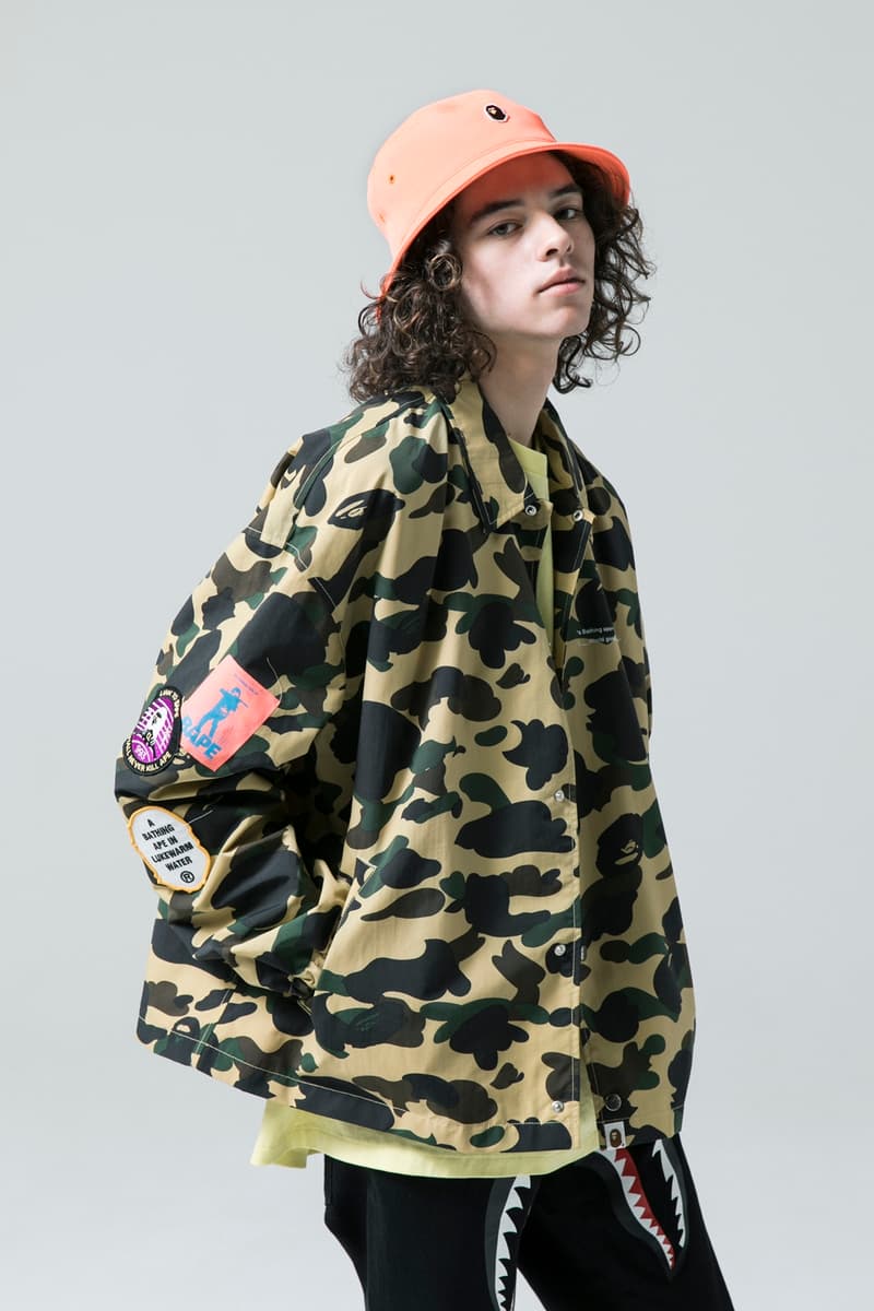 BAPE Spring/Summer 2018 Collection Lookbook BAPE Camouflage Shark Streetwear