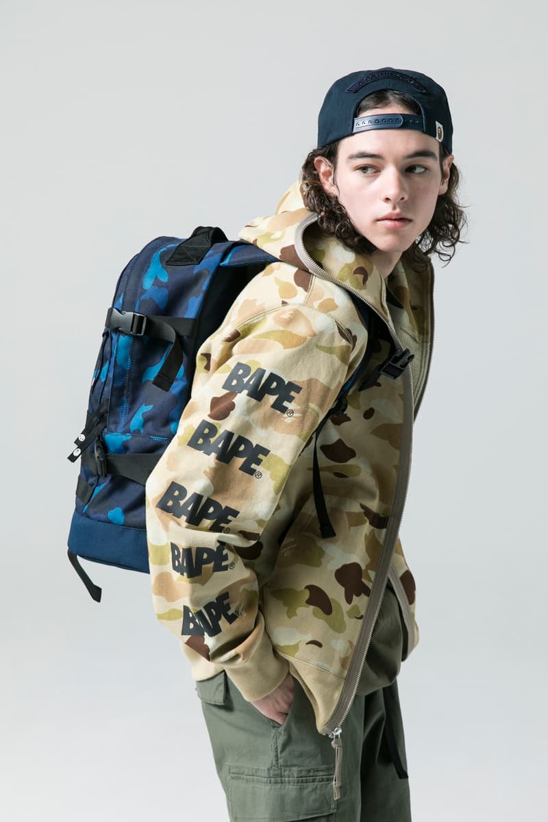 BAPE Spring/Summer 2018 Collection Lookbook BAPE Camouflage Shark Streetwear