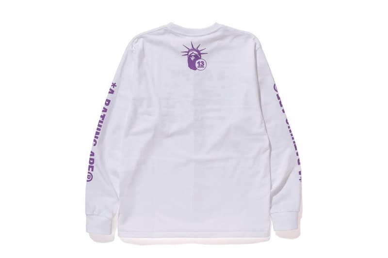 BAPE Store NY 13th Anniversary Capsule Collection A Bathing Ape New York City T Shirts Black White 2017 December 16 Release Date Info