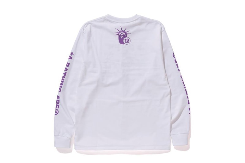 BAPE Store NY 13th Anniversary Capsule Collection A Bathing Ape New York City T Shirts Black White 2017 December 16 Release Date Info
