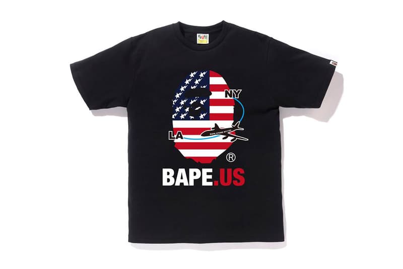 BAPE Store NY 13th Anniversary Capsule Collection A Bathing Ape New York City T Shirts Black White 2017 December 16 Release Date Info