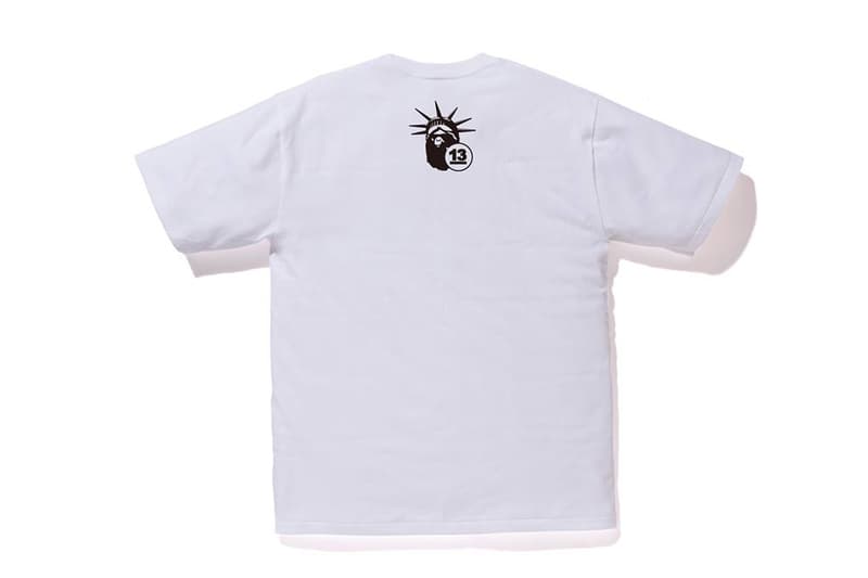 BAPE Store NY 13th Anniversary Capsule Collection A Bathing Ape New York City T Shirts Black White 2017 December 16 Release Date Info