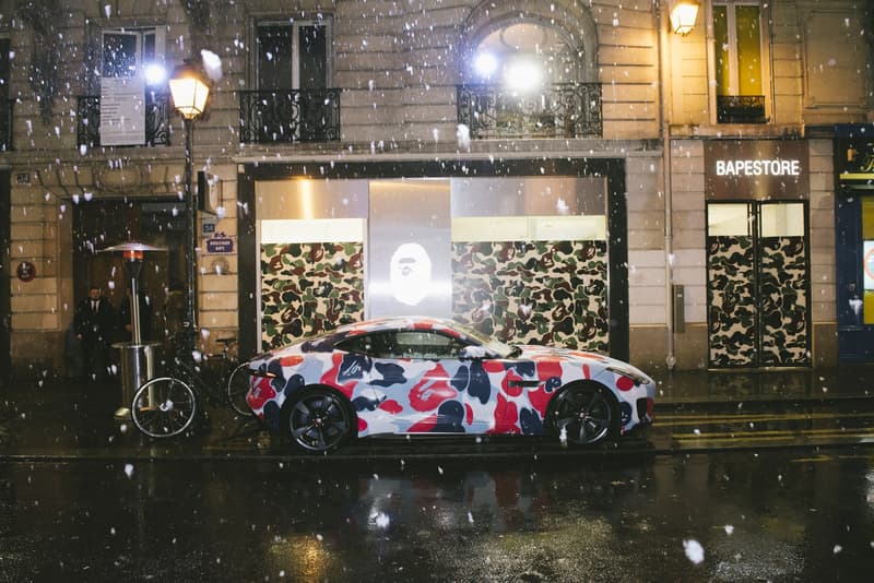 BAPE Store Paris Opening Recap 2017 December Party Kekra Hamza Baby Milo Tricolor Camo APE Head Champagne