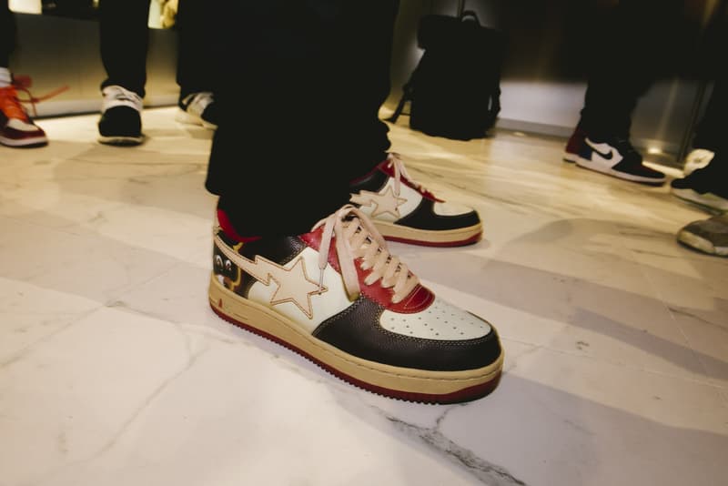 BAPE Store Paris Opening Recap 2017 December Party Kekra Hamza Baby Milo Tricolor Camo APE Head Champagne