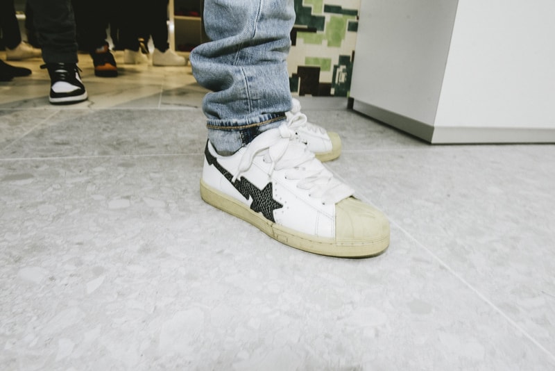 BAPE Store Paris Opening Recap 2017 December Party Kekra Hamza Baby Milo Tricolor Camo APE Head Champagne