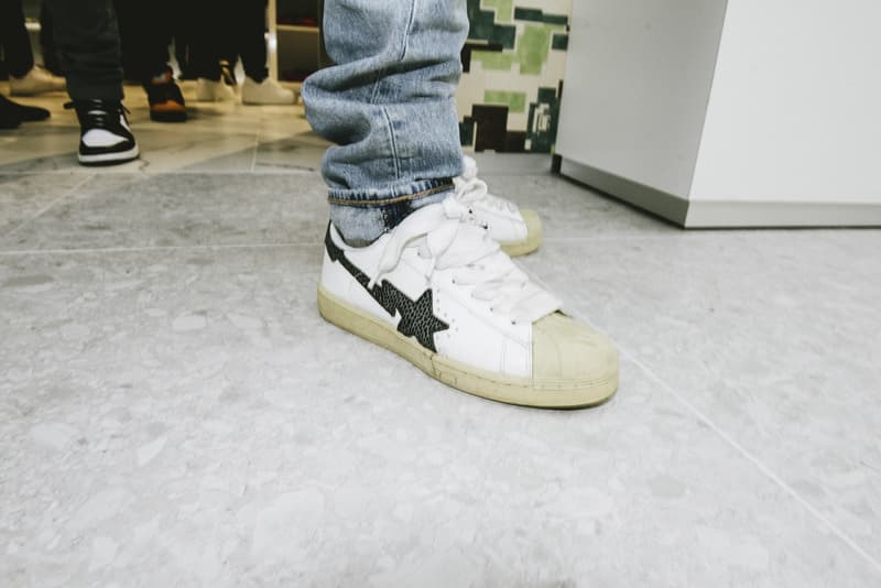 BAPE Store Paris Opening Recap 2017 December Party Kekra Hamza Baby Milo Tricolor Camo APE Head Champagne