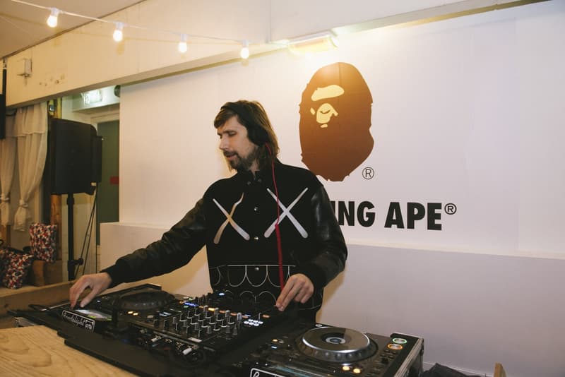 BAPE Store Paris Opening Recap 2017 December Party Kekra Hamza Baby Milo Tricolor Camo APE Head Champagne