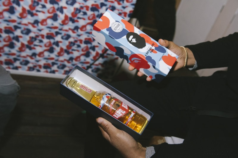 BAPE Store Paris Opening Recap 2017 December Party Kekra Hamza Baby Milo Tricolor Camo APE Head Champagne