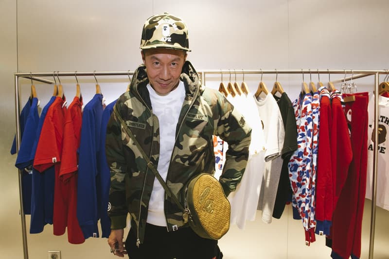 BAPE Store Paris Opening Recap 2017 December Party Kekra Hamza Baby Milo Tricolor Camo APE Head Champagne