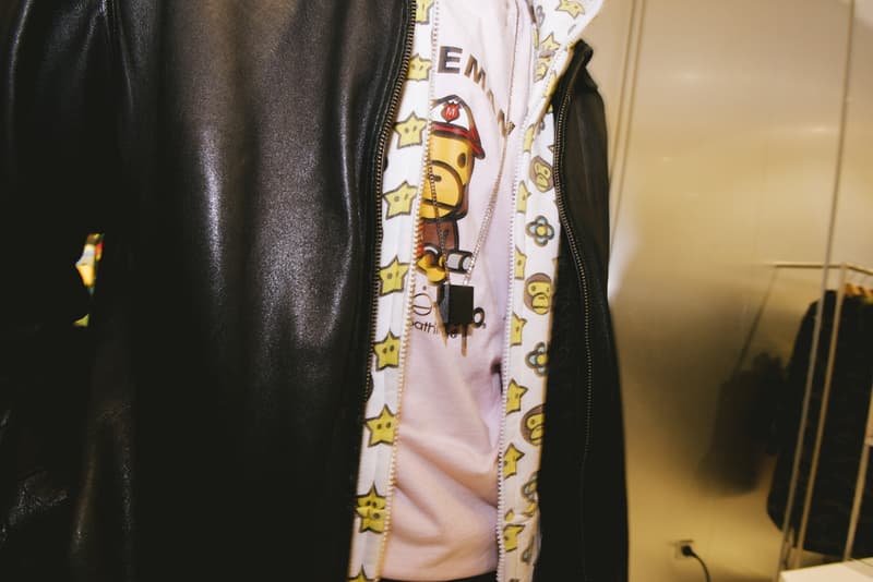 BAPE Store Paris Opening Recap 2017 December Party Kekra Hamza Baby Milo Tricolor Camo APE Head Champagne