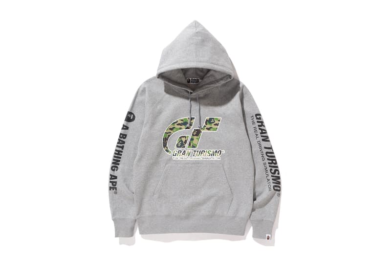 BAPE UNDEFEATED Gran Turismo Sport Collaboration A Bathing Ape UNDEFEATED Black White Grey T-shirt Hoodie Logo Branding California Sony Playstation