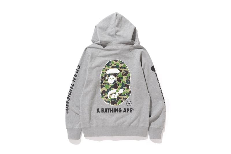 BAPE UNDEFEATED Gran Turismo Sport Collaboration A Bathing Ape UNDEFEATED Black White Grey T-shirt Hoodie Logo Branding California Sony Playstation