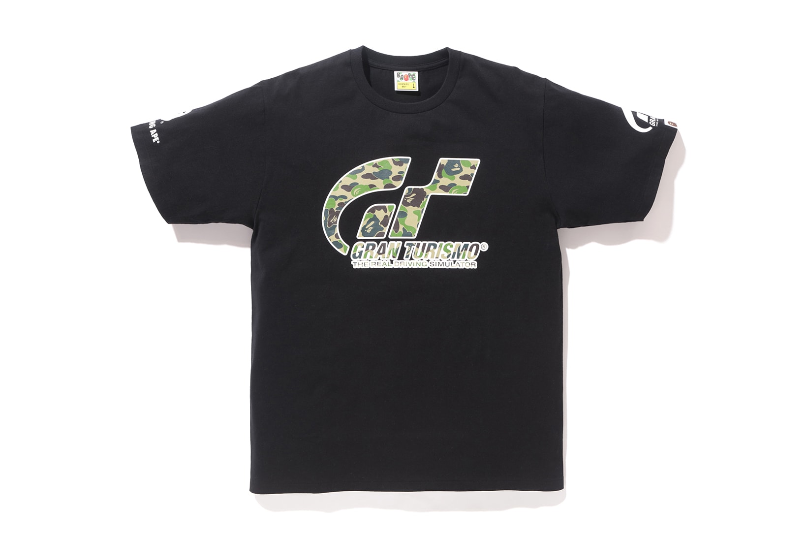 BAPE UNDEFEATED Gran Turismo Sport Collaboration A Bathing Ape UNDEFEATED Black White Grey T-shirt Hoodie Logo Branding California Sony Playstation