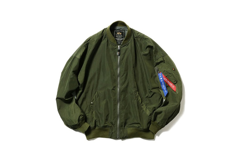 BEAMS LIGHTS Japan Alpha Industries MA1 Flight Jacket Bomber Outerwear Apparel Clothing