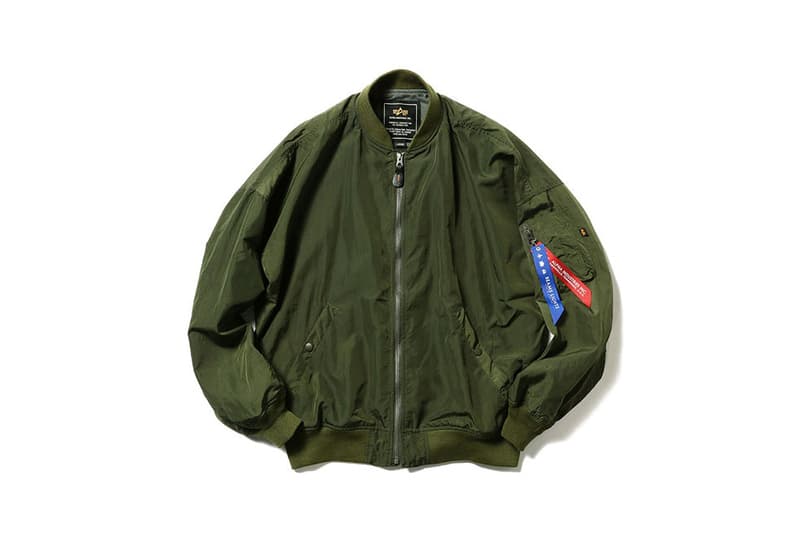 BEAMS LIGHTS Japan Alpha Industries MA1 Flight Jacket Bomber Outerwear Apparel Clothing