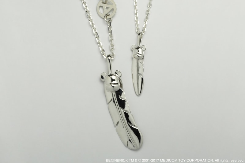 BE@RBRICK x JAM HOME MADE 20th Anniversary Feather Necklace Collection