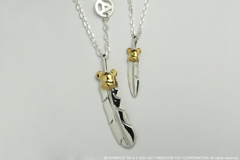 BE@RBRICK x JAM HOME MADE 20th Anniversary Feather Necklace Collection