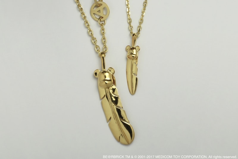 BE@RBRICK x JAM HOME MADE 20th Anniversary Feather Necklace Collection