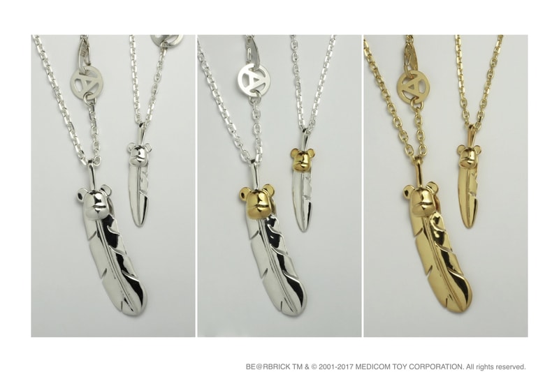 BE@RBRICK x JAM HOME MADE 20th Anniversary Feather Necklace Collection