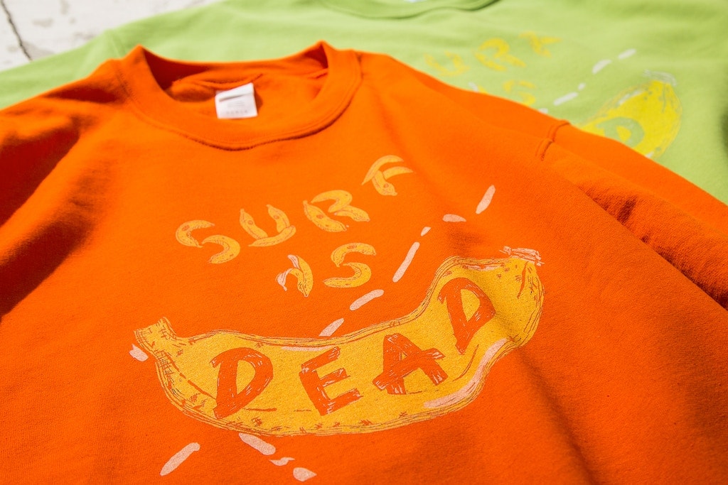 BEAUTY & YOUTH x SURF IS DEAD Sweatshirts 2017 Fall Winter Collaboration Japan Exclusive