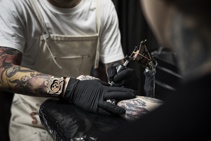 Bell Ross BR 01 Burning Skull Bronze Watch
