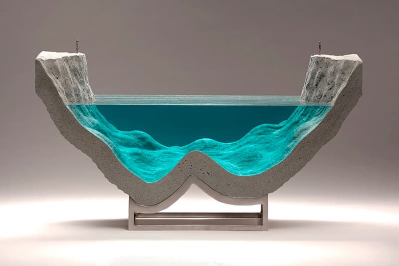 Ben Young Glass Concrete Steel Sculptures Series