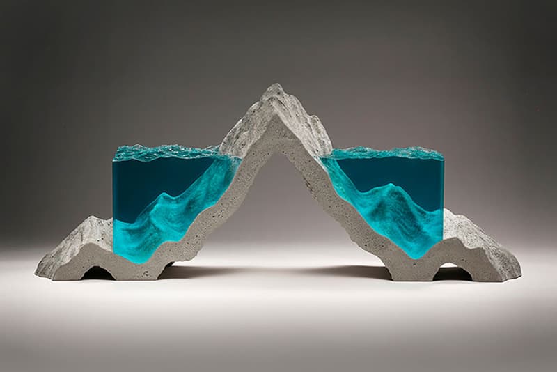 Ben Young Glass Concrete Steel Sculptures Series