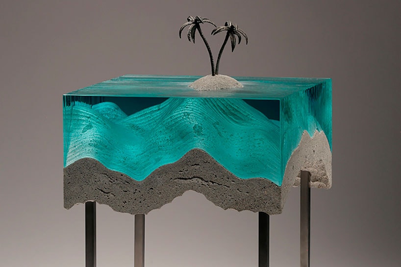 Ben Young Glass Concrete Steel Sculptures Series
