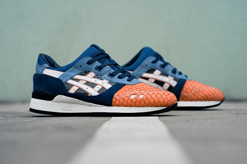 Asics GEL-Lyte III Salmon Toe BespokeIND Custom Sneakers Shoes Footwear