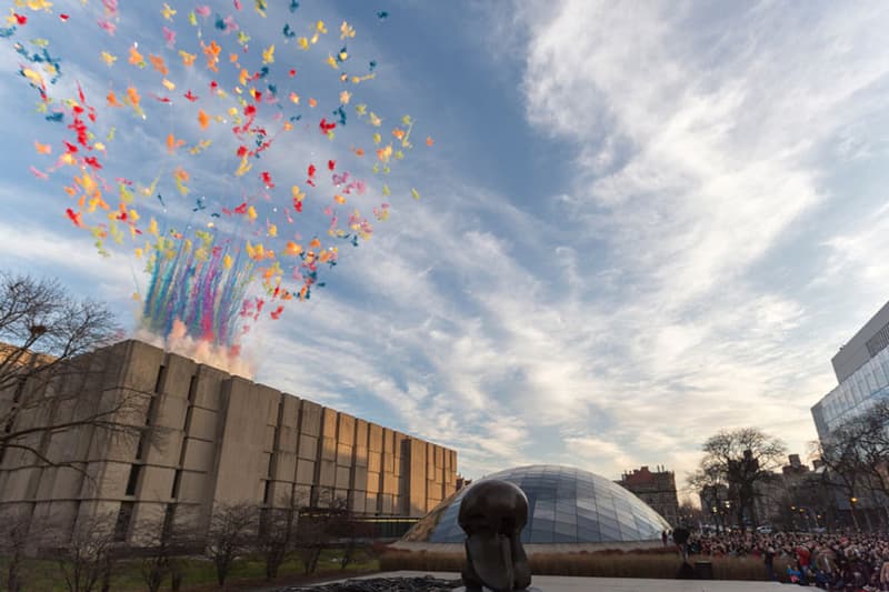 Cai Guo Qiang Explodes Colorful Mushroom Cloud Chicago 75th Anniversary Nuclear University of Chicago