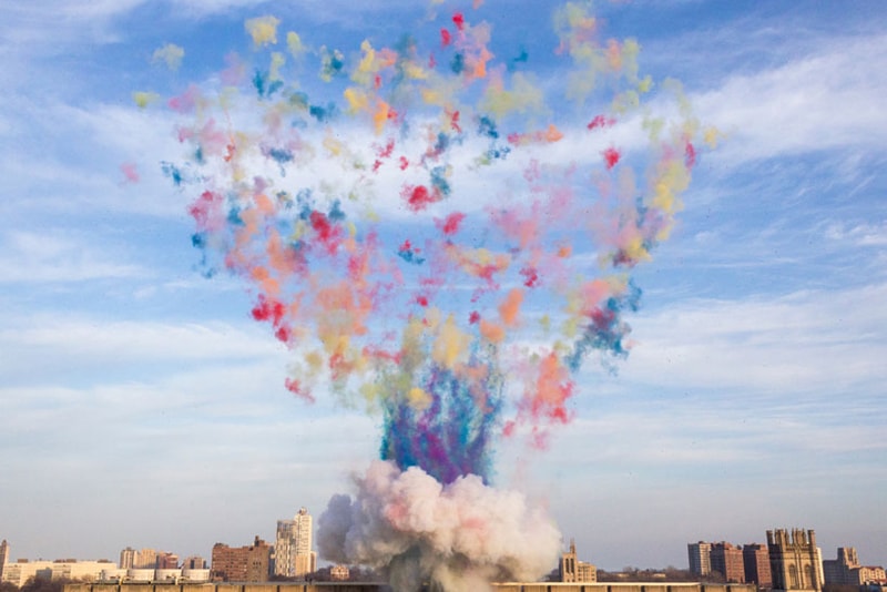 Cai Guo Qiang Explodes Colorful Mushroom Cloud Chicago 75th Anniversary Nuclear University of Chicago