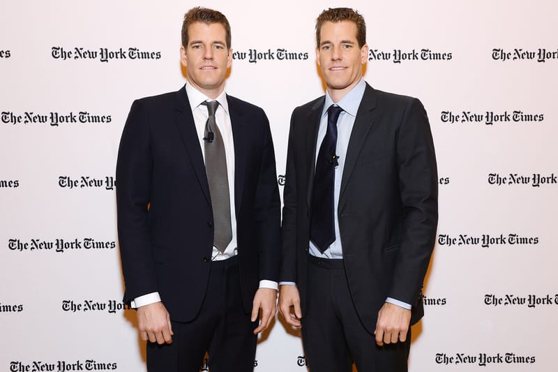 Tyler and Cameron Winklevoss Are Officially the First Bitcoin-Based Billionaires