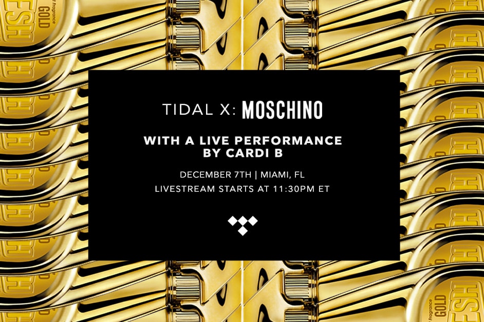 TIDAL x Moschino Cardi B Live Performance