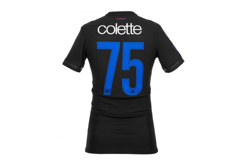 colette Paris Saint Germain FC Nike Jersey Collaboration set pair blue pink drop release close final official