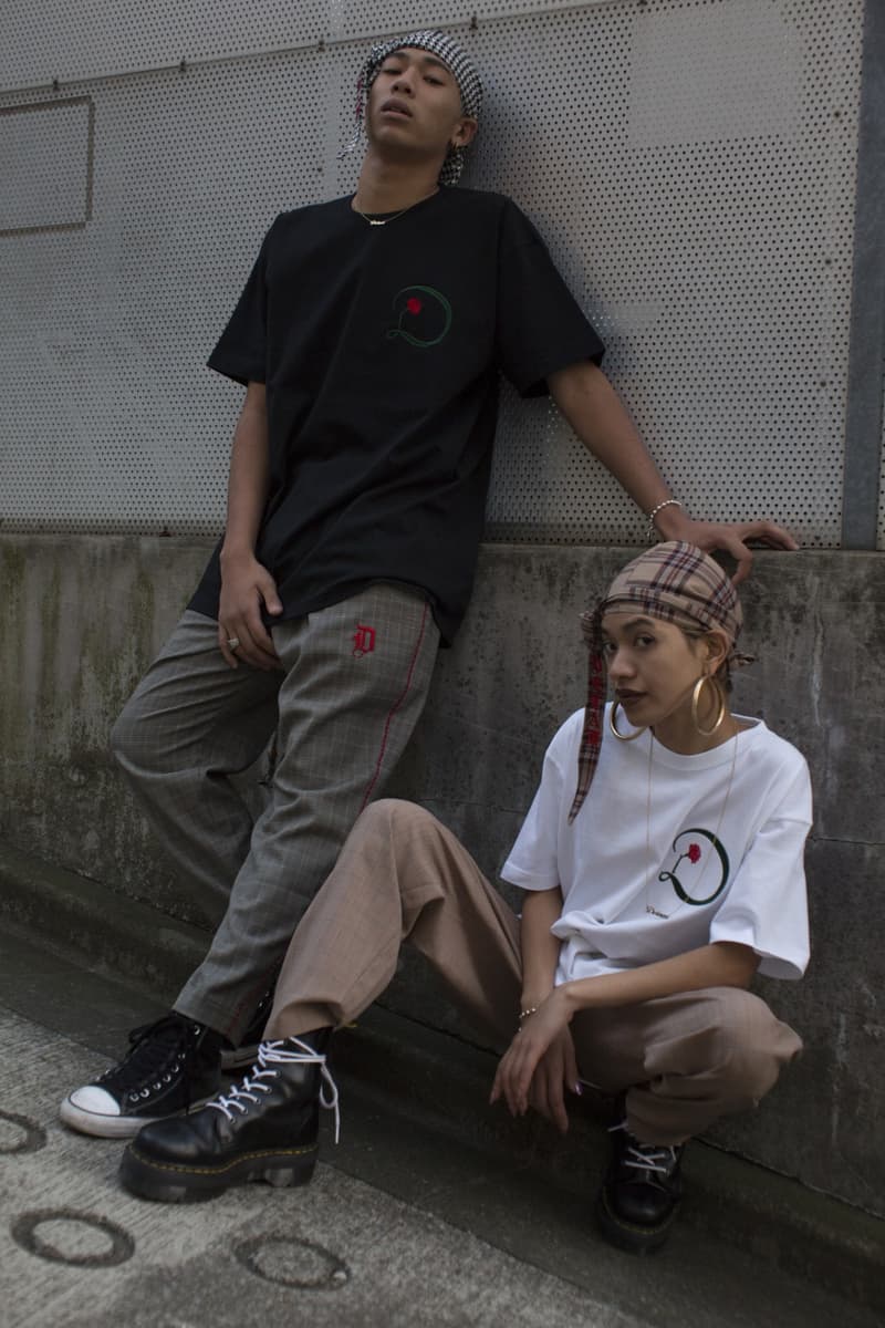 DELAM Spring/Summer 2018 Lookbook japan new york streetwear headwrap du-rag skullcap oni folklore purple pink