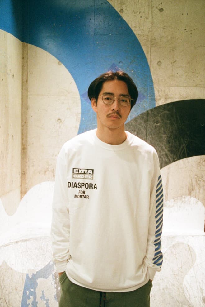 Diaspora Skateboards Mortar Tokyo Collaboration 2017 Winter December Release Date Info T Shirt Tee Hoodie Sweatshirt Hat Cap lookbook