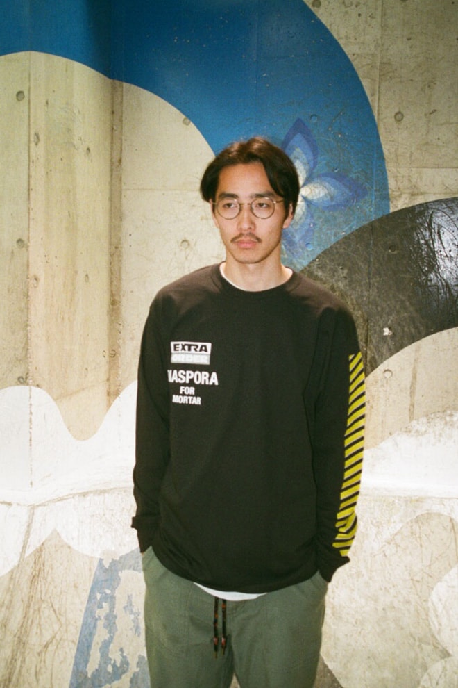 Diaspora Skateboards Mortar Tokyo Collaboration 2017 Winter December Release Date Info T Shirt Tee Hoodie Sweatshirt Hat Cap lookbook
