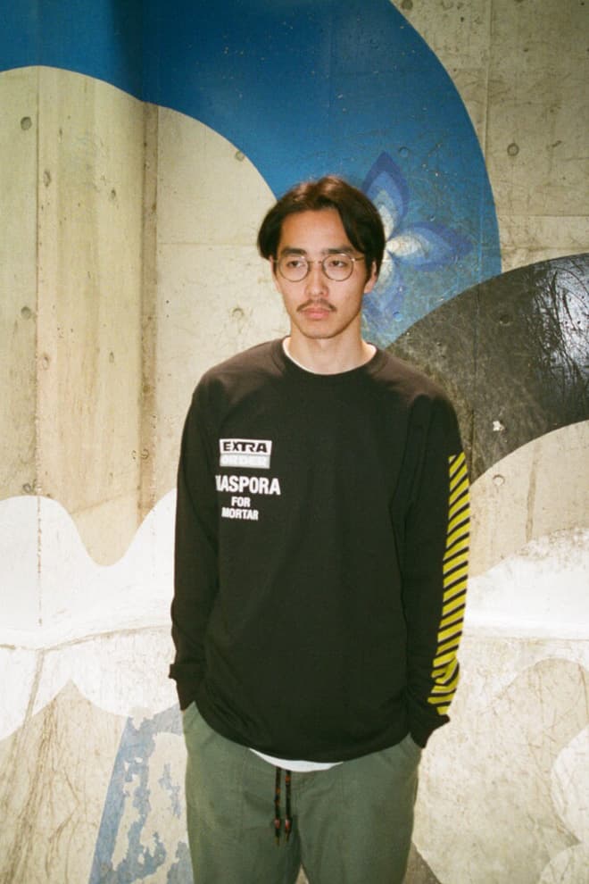 Diaspora Skateboards Mortar Tokyo Collaboration 2017 Winter December Release Date Info T Shirt Tee Hoodie Sweatshirt Hat Cap lookbook
