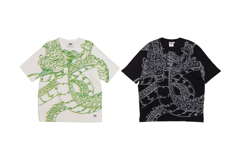 Dickies Japan Dragon Ball Z Collaboration akira toriyama Shenron vegeta hoodie t-shirt