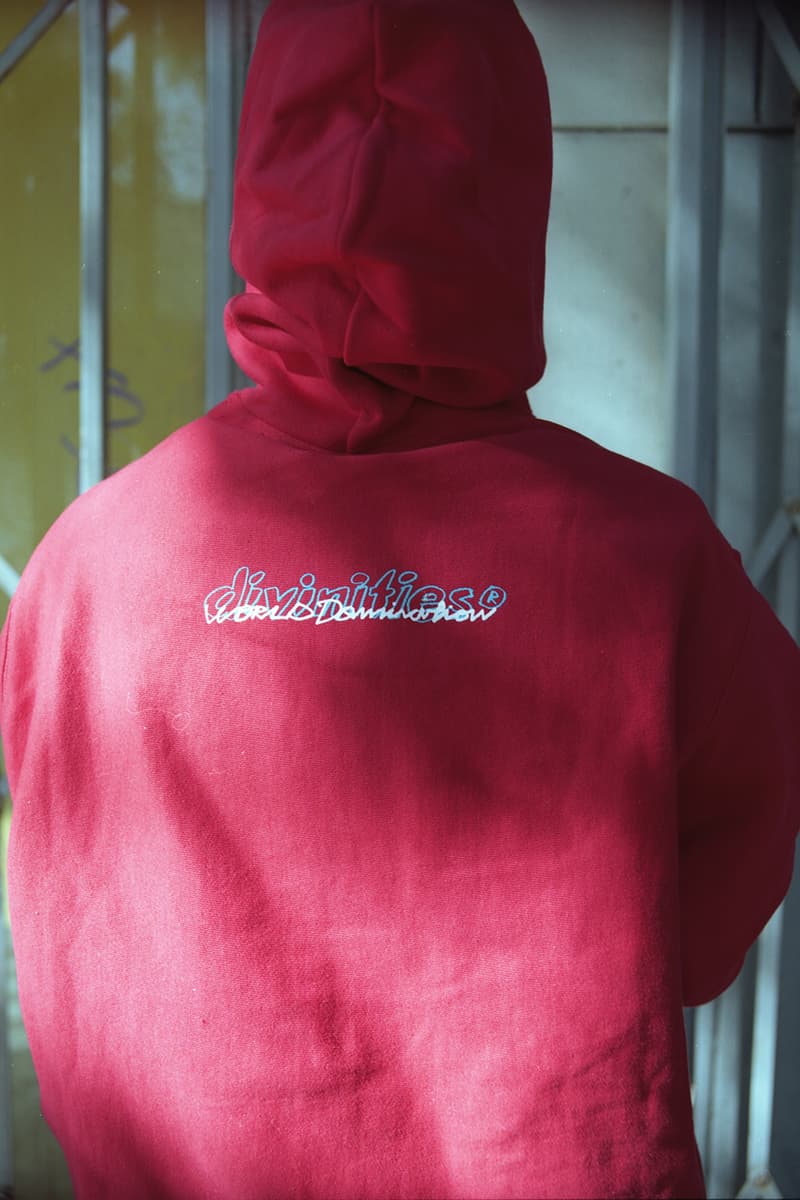 DIVINITIES bend Tokyo SHINKNOWNSUKE LA Exhibition Lookbook Hoodies Tees Shirts