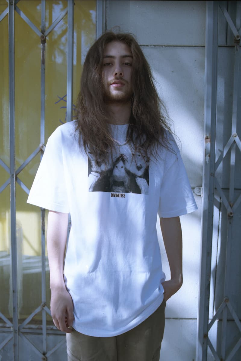 DIVINITIES bend Tokyo SHINKNOWNSUKE LA Exhibition Lookbook Hoodies Tees Shirts