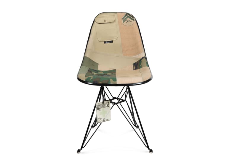 Modernica & DRx Romanelli Release Vintage Military Chair Collection Case Study Side Shell Eiffel chair