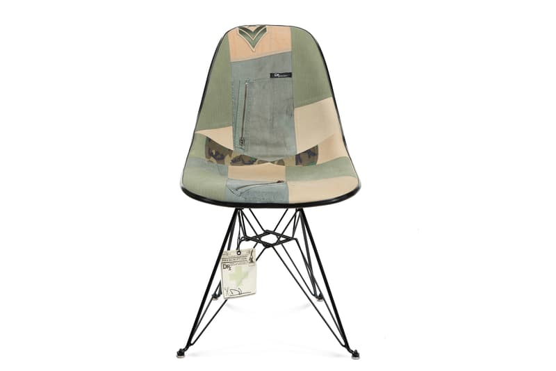 Modernica & DRx Romanelli Release Vintage Military Chair Collection Case Study Side Shell Eiffel chair