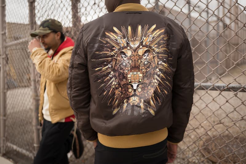 EEPMON RIME Alpha Industries Jungle Out There MA 1 Slim Fit Flight Jacket
