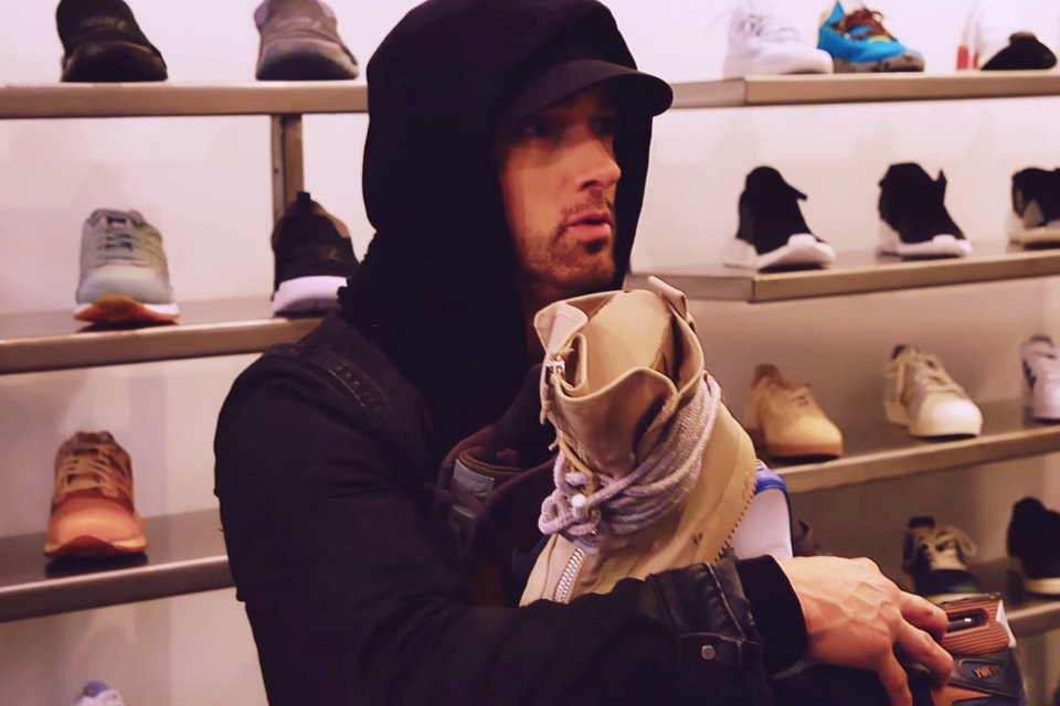 Eminem Discusses Reseller Culture in Latest 'Sneaker Shopping' Episode
