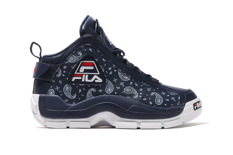 Kinetics FILA Paisley Print Collaboration Drop Release Japan 96GL Grant Hill