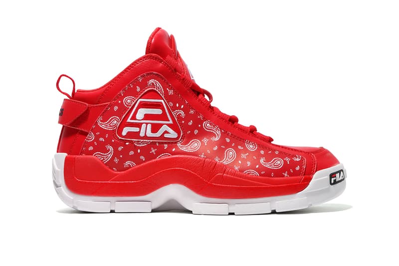 Kinetics FILA Paisley Print Collaboration Drop Release Japan 96GL Grant Hill