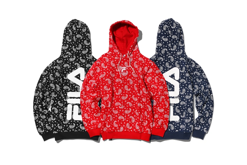 Kinetics FILA Paisley Print Collaboration Drop Release Japan 96GL Grant Hill