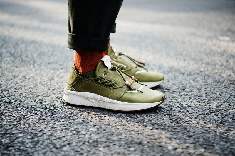 Footpatrol PUMA TSUGI Shinsei Sashiko Olive Birch